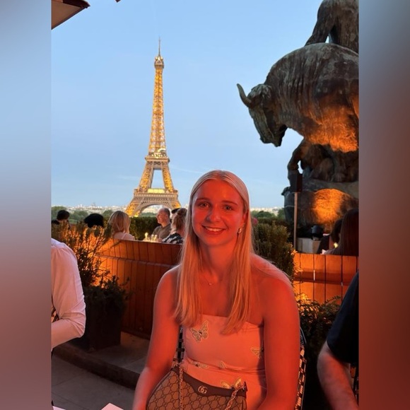 Mare Mare Strapless Ballerina Pink Butterfly Embellished Mini Dress Size Medium - Picture 11 of 12